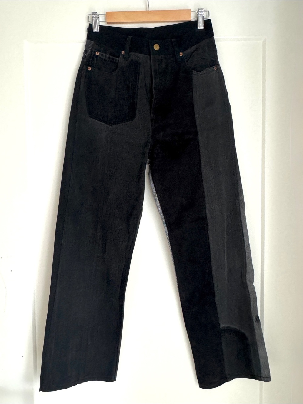 B SIDES Plein Patchwork Jeans